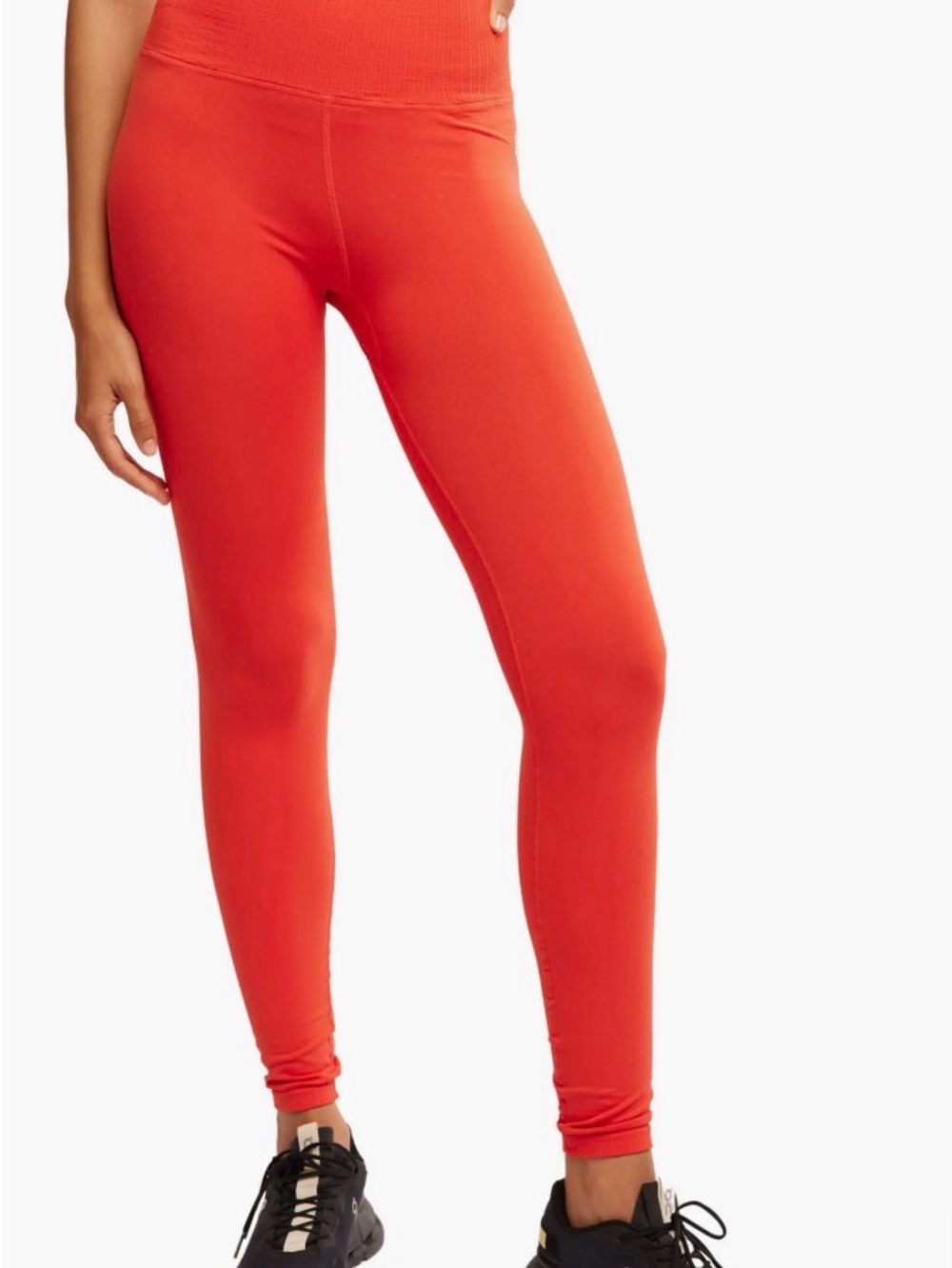 Free People Flame High Rise Ribbed Leggings (medium/large)